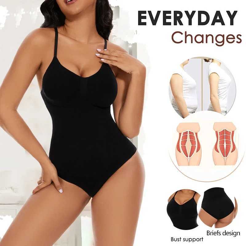 Seamless Bodysuit Shapewear Women Racerback Tank Top Tummy Control Sculpting Butt Lifter Body Shaper Tank Top Slimming UnderwearXJ250304