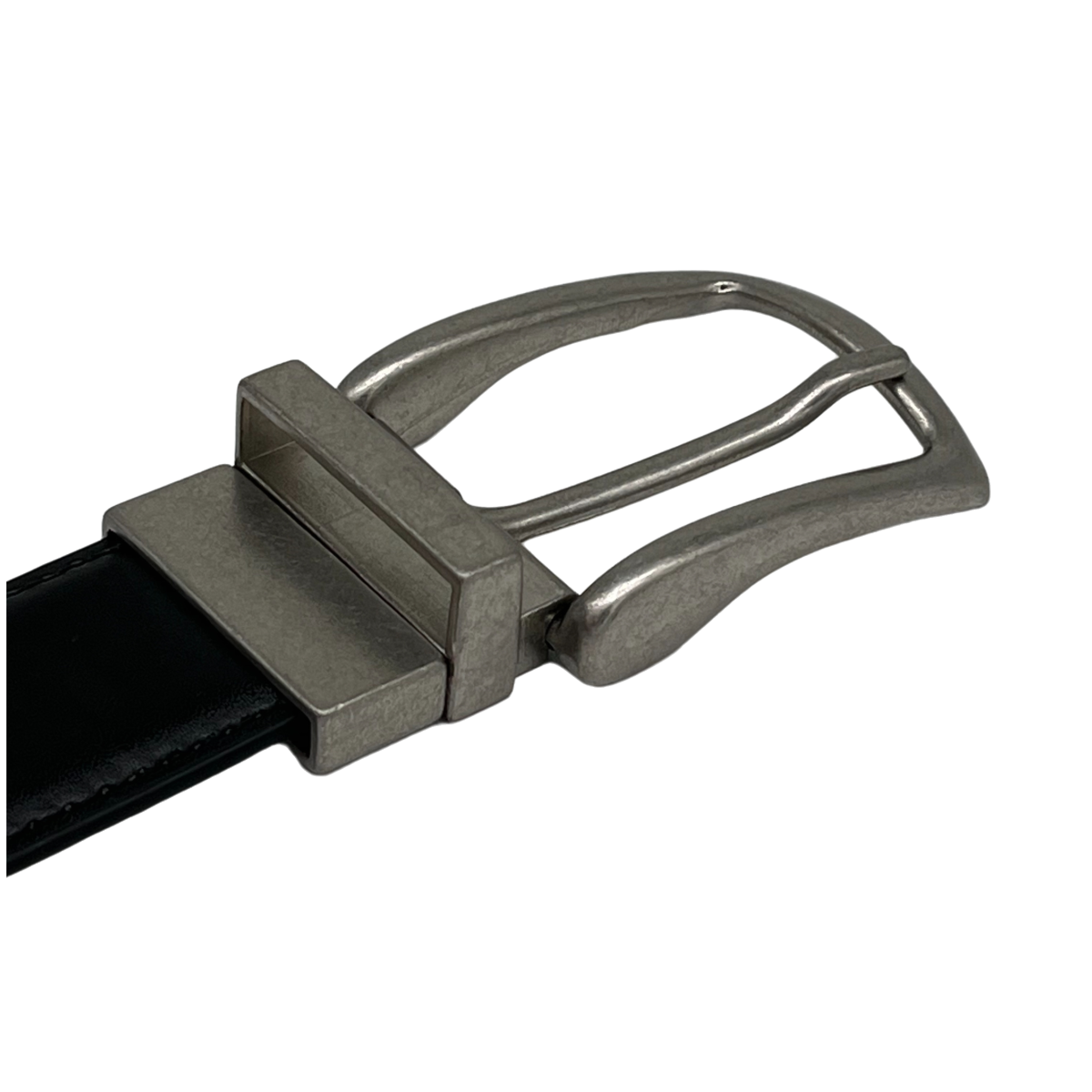 Manufacturer customized leather belt double-sided alloy buckle golf belt business men's belt