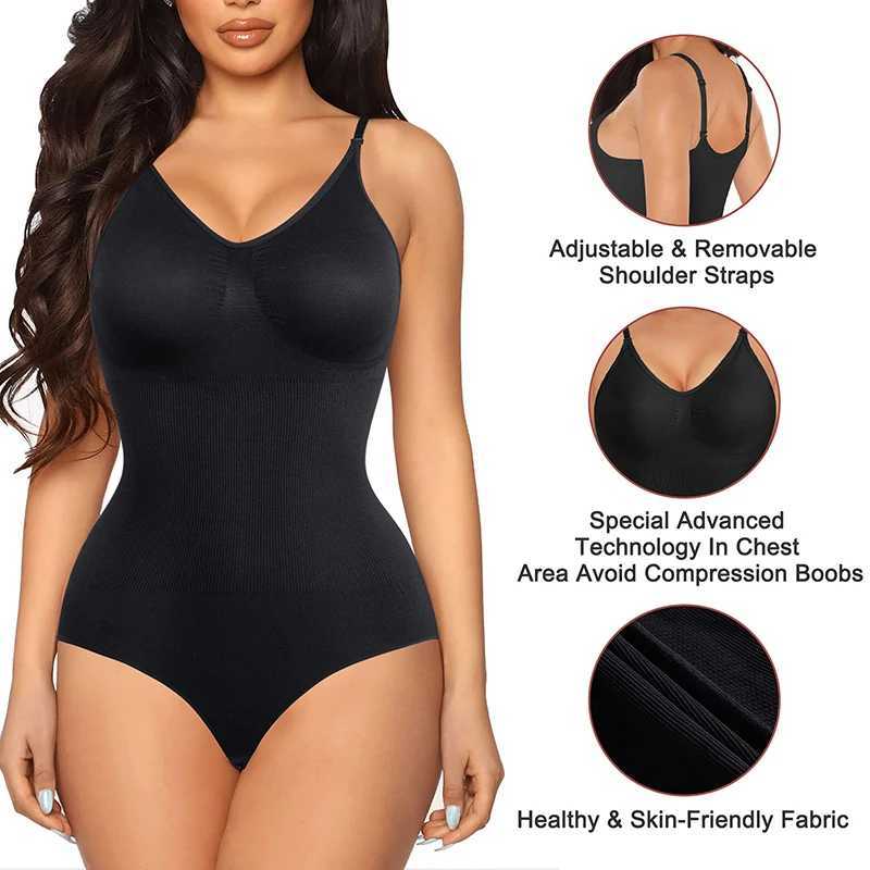 Sculpting Bodysuit Shapewear Seamless Waist Trainer Body Shaper Women Tummy Control Butt Lifter Corset Push Up Cami LingeriesXJ250304