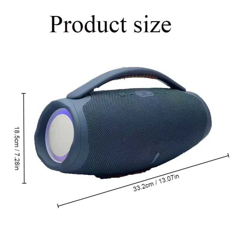 100W High Power Speaker Portable Waterproof RGB Colorful Light Wireless Subwoofer 360 Stereo Surround TWS Boom Box Z250304