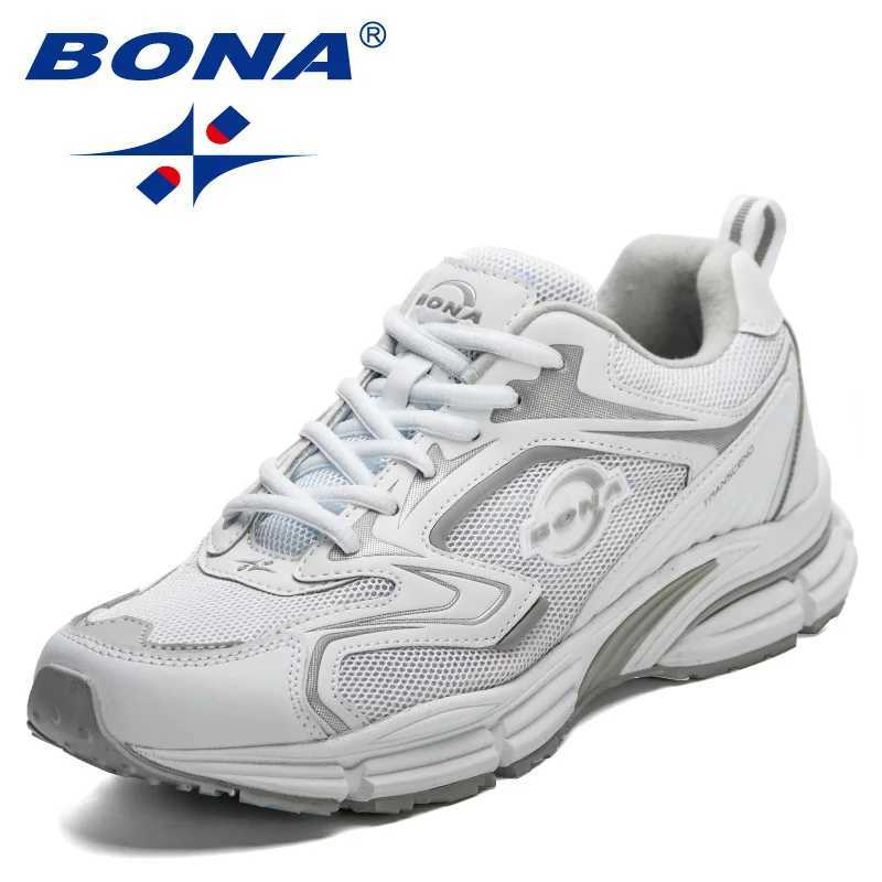 BONA 2023 New Men Casual Sneakers High Quality Light Breathable Sport Designers Athletic Shoe Man Footwear Popular Running Shoes Z250225
