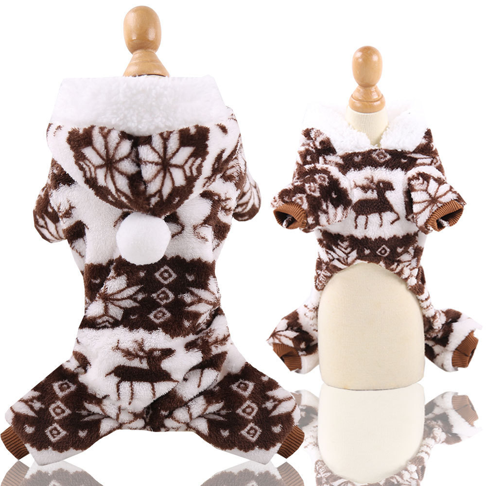Winter - Spring Fleece Pet Garments: Cozy Four - Legged Clothes for Small and Medium - sized Dogs like Pomeranian, and Suitable for Cats