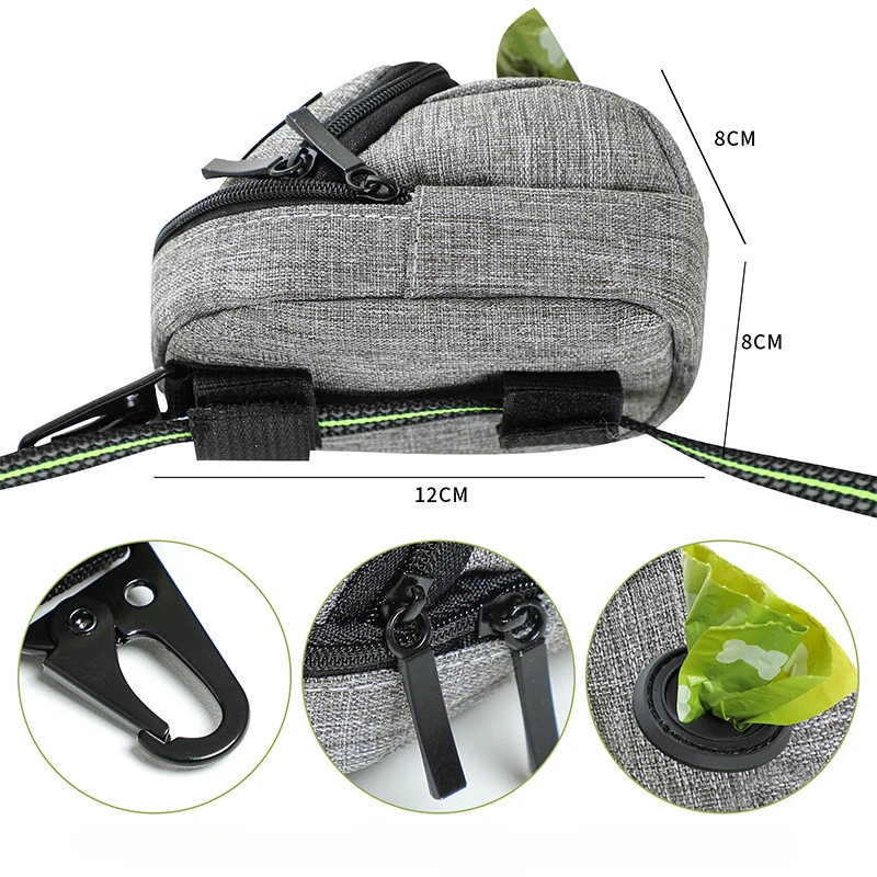 Dog Poop Bag Dispenser Hangingable Dog Poop Bag Holder Poo Bags Dispenser Clean Pick Up Tools Pet Accessories Pet Supplies