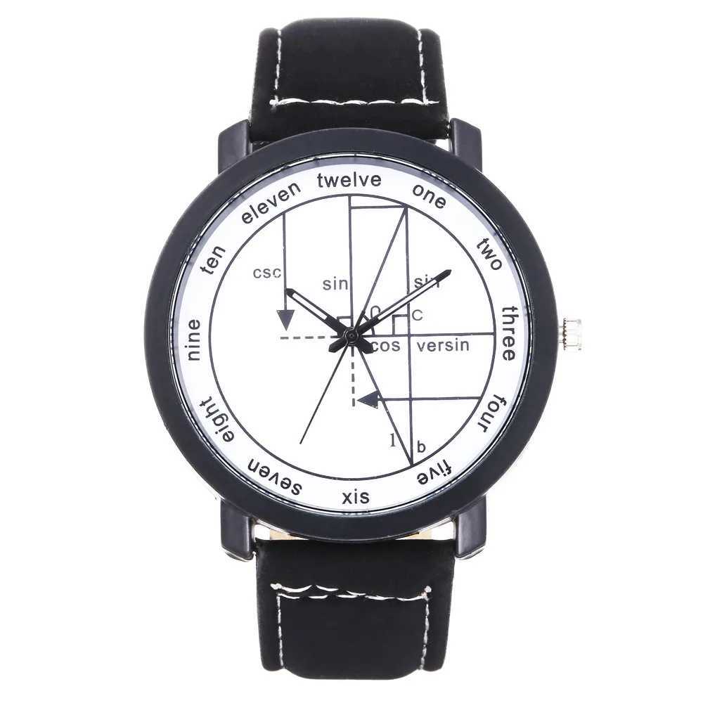 2020 unisex fashion creative womens interesting mathematical formula dial quartz watch for womenXJ250304