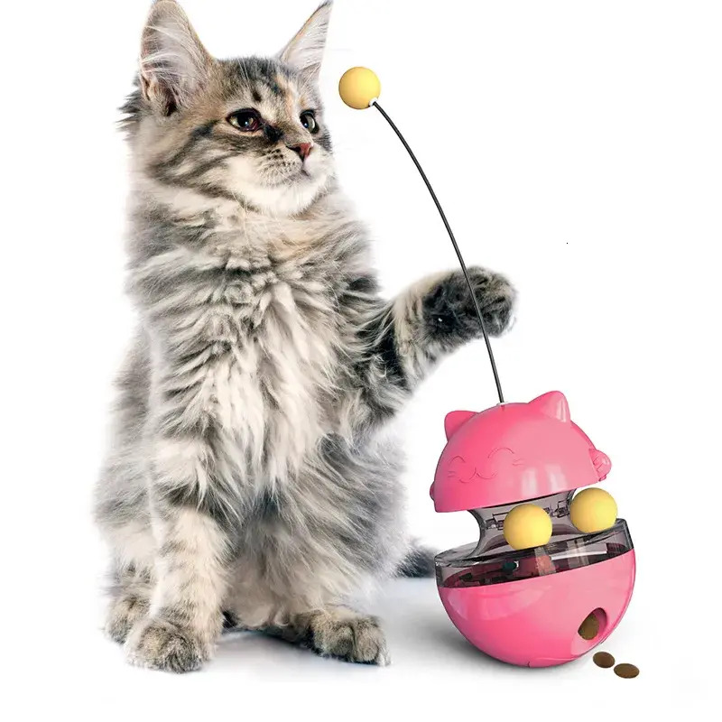 Update 2025 New Feeding Ball, Teasing Stick, Tumbler Cat Wheel Toy, Self Hi Artifact, High Quality Pet Supplies Wholesale, Free Shipping