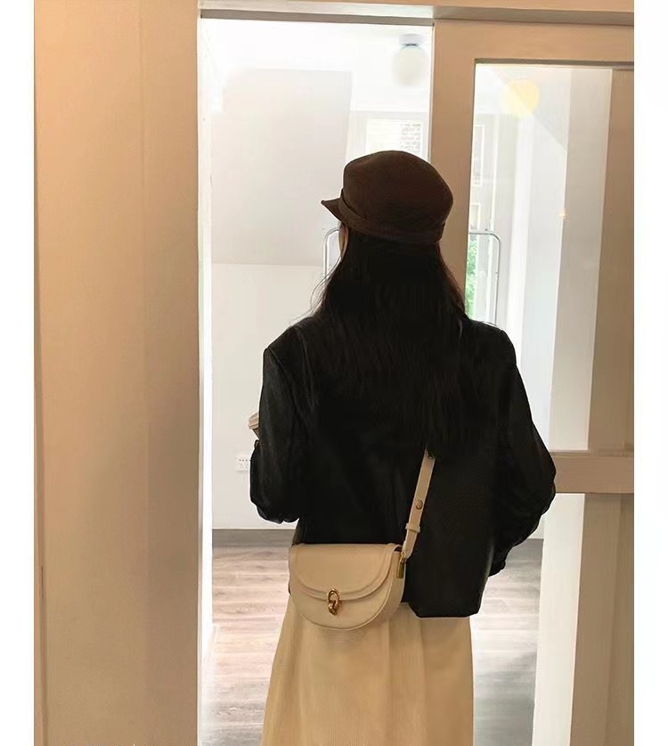Fashion Saddle Small Crossbody For Women Trend Luxury Designer PU Leather Shoulder Bag Ladies Handbags And Purses