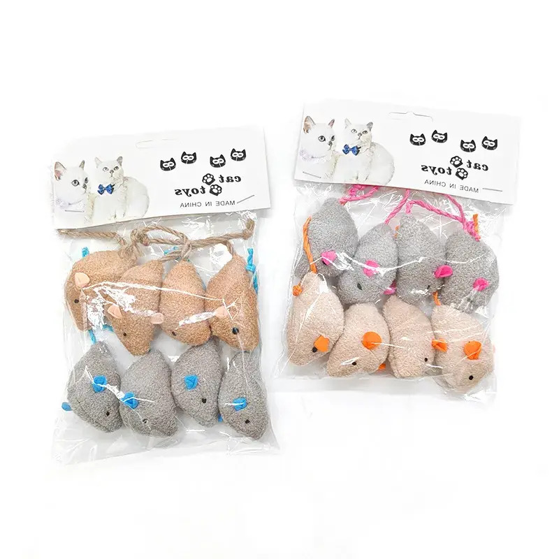 Update Cat Toy Plush Simulation, Cat Mint Toy, Scratch Bite Resistant, Self Soothing, Cardboard Jam Relieving, Little Mouse