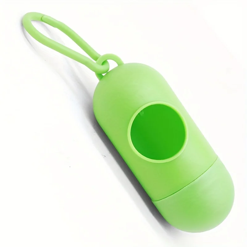 Pill Shaped Poop Bags Dispenser Garbage Holder Dispenser Pet Supplies For Dogs Collars And Leashes