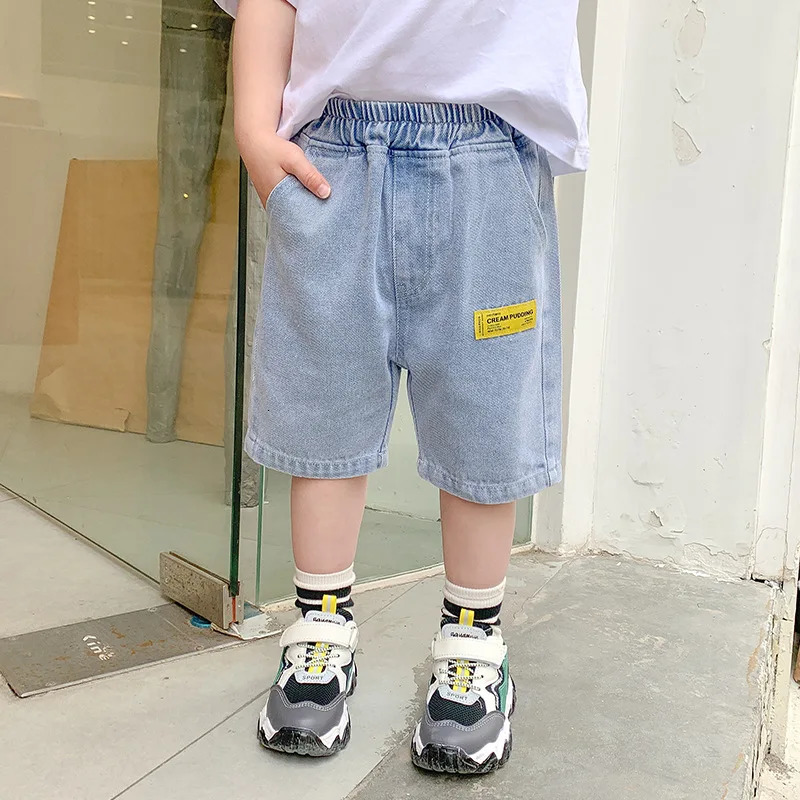 IENENS Kids Boys Beach Shorts Jeans Children Clothes Pants Denim Clothing Bermuda Infant Toddler Baby Boy Casual Trousers 250303