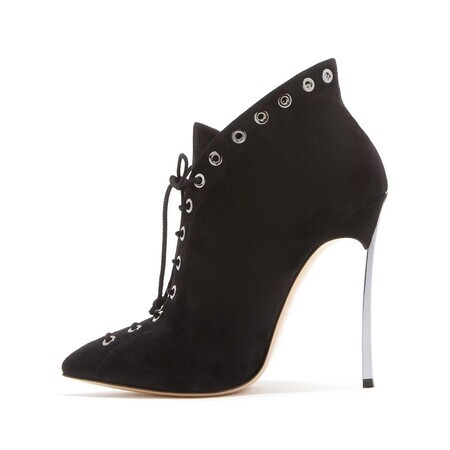 Instagram Fashion Show Plated Strap Shoes High Heel Women's Short Boots