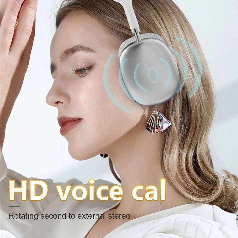 NEW P9 Pro Max Air Wireless Bluetooth Headphones Noise Cancelg Earphones Mic Pods Over Ear Sports Gaming Headset