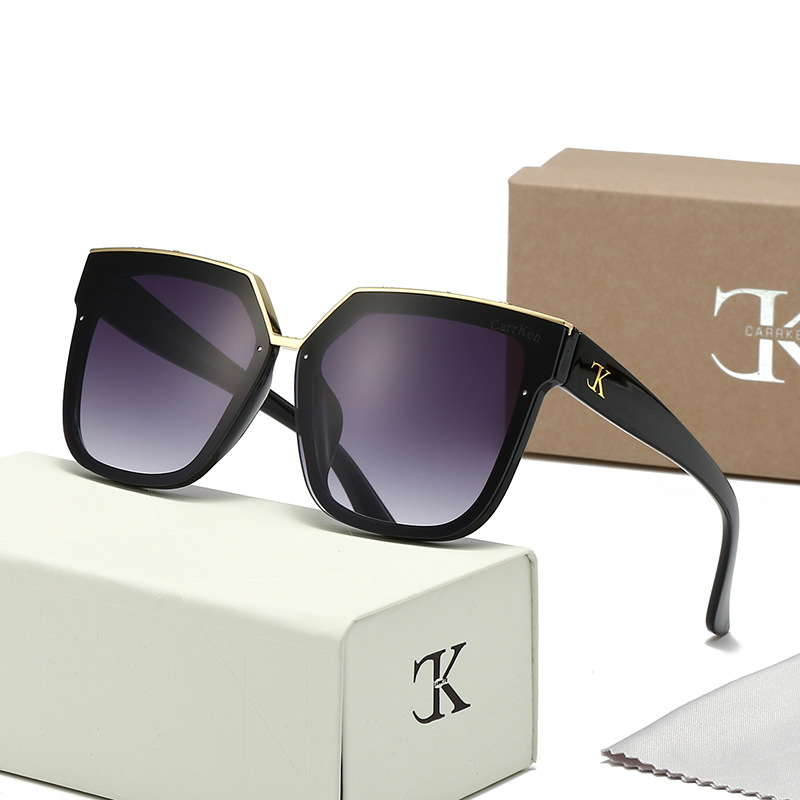 CK 7125 Top luxury Sunglasses polaroid lens designer womens Mens Goggle senior Eyewear For Women eyeglasses frame Vintage Metal Sun Glasses With Box