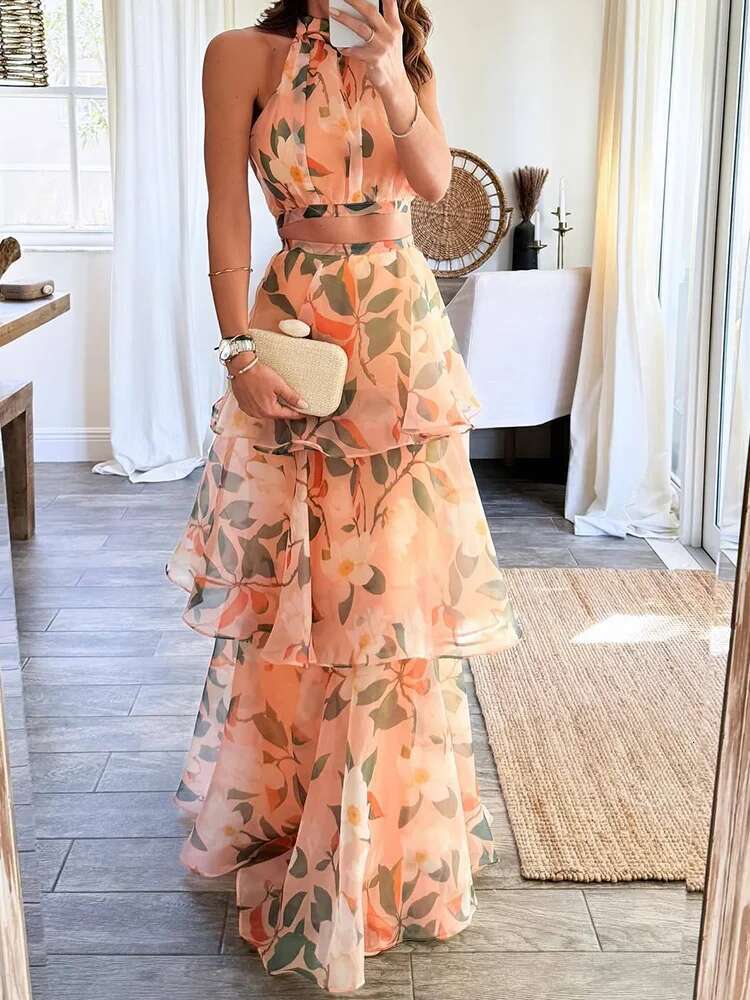 New Sexy Hollow Out Party Dress, 2025 Women Summer Sleeveless Elegant Dress, Stand Collar Patchwork Ladies Vestidos Streetwear