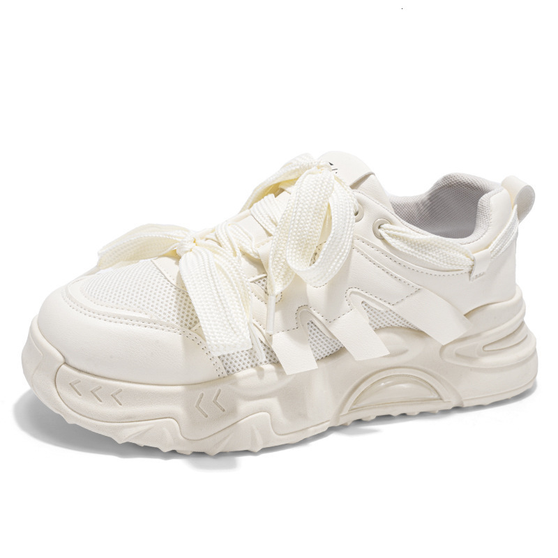 New Designer 2025 Original Fashion Hot Selling Breathable Sports Men s Shoes Korean Version Thick Soled White Shoes Multifunctional Outdoor Casual Sho