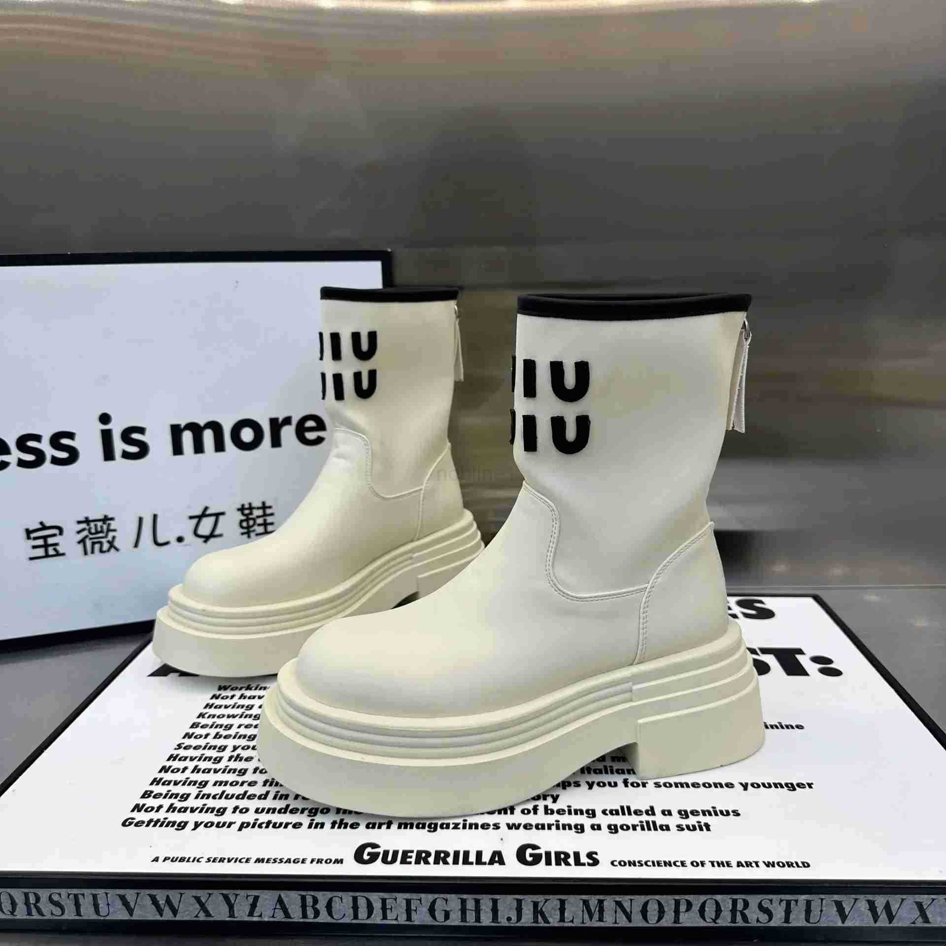 Wens Rubber Boots Autumn Shoes Luxury Designer Boots-Wen Round Toe Rain High Heel Fion 2025 Ladies Ankle Z250304