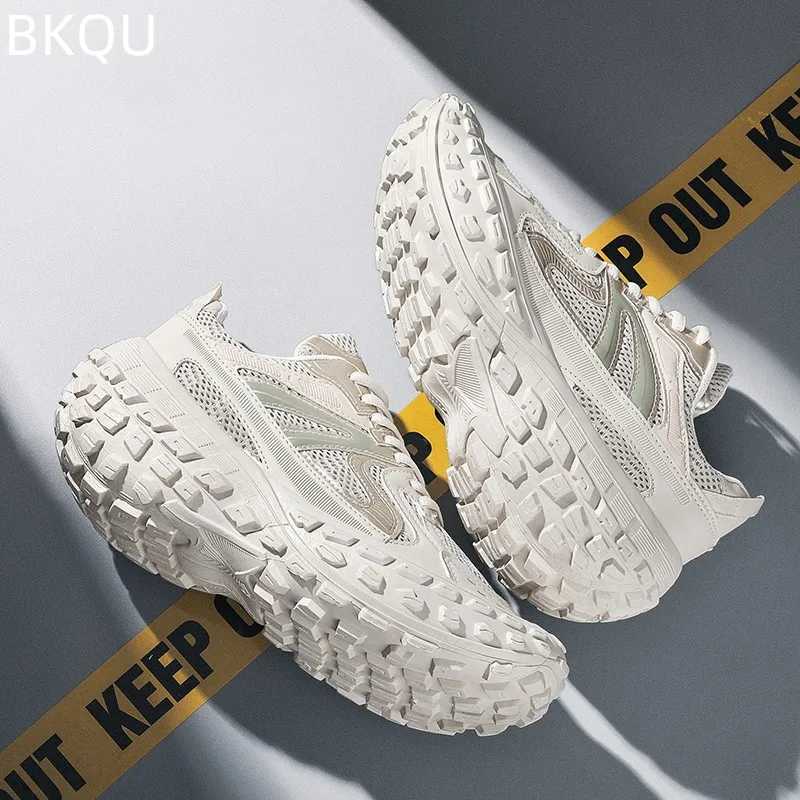 Mens Mesh Thick-soled Tire Shoes Casual Sports Shoes Wear-resistant Lightweight Cfortable Breathable Fashion Trend Z250411