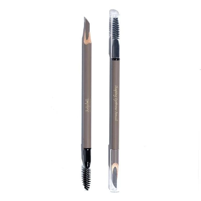 JUDYDOLL Dual-ended Chopper Shape Eyebrow Pencil With Brush Waterproof Colorfast Natural And Long-lasting Cosmetics 250222