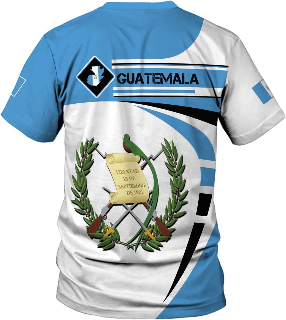Mens T shirt Personalized Guatemala Shirt 3D Guatemala Camisas Guatemala Flag Shirts, Guatemalan Pride T-Shirt for Men Women GT8 tee Casual tops summe