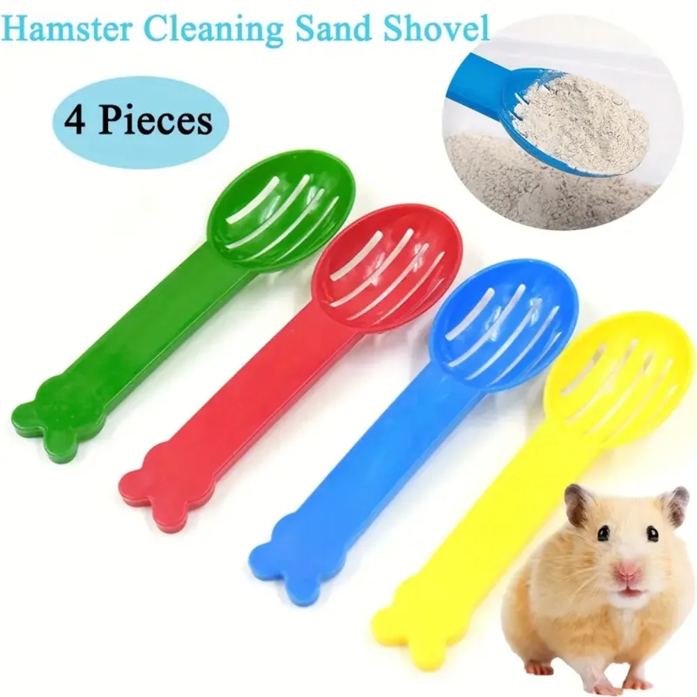 Hamster Sand Shovel Pet Cleaning Supplies Bath Sand Shovel Urine Rustling Shovel Leaky Sand Bath Sand Shovel