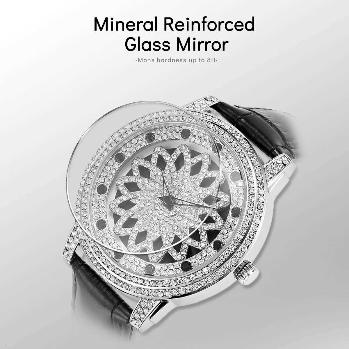 Fashionable Full Diamond Lucky Star Rotating Leather for Men and WomenXJ250304