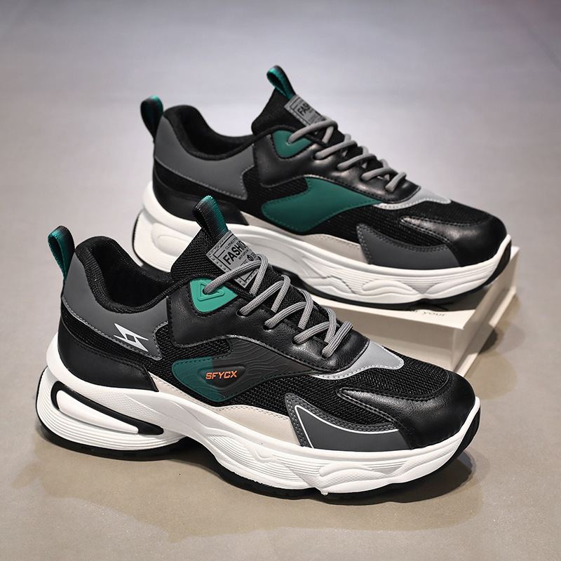 Famous Designer s Summer New Trend In 2025 Lace Up Breathable Mesh Sports Men s Shoes, Multifunctional Thick Soled Casual Running Fashion Shoes
