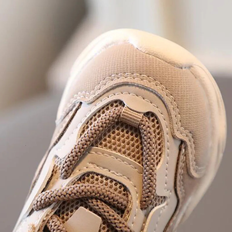 Kids Sport Shoes Fashion Mesh Breathable Boys Sneakers Spring Autumn Children Girls Outdoor Running 250303