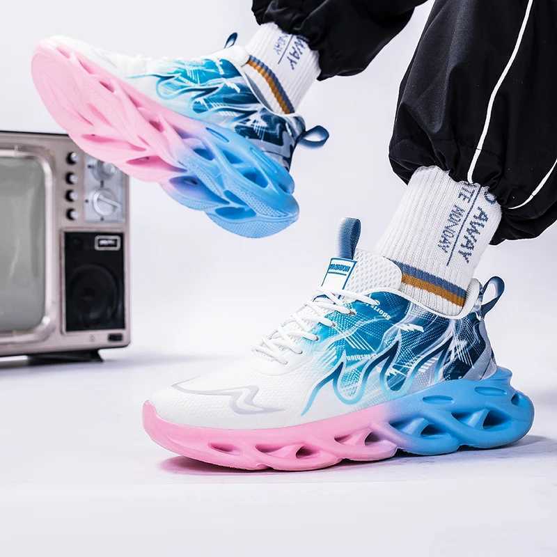 High Quality Red Mens Running Shoes Platform Blade Sneakers Man Women Sport Sneaker Comfortable Men Athletic Shoe tenis hombres Z250225
