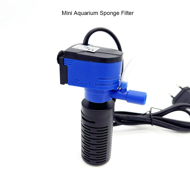 220/240V Aquarium Fish Tank Built-in Filter Aeration Water Purifier Internal Submersible Pump Oxygenation Filter Pump For Fish