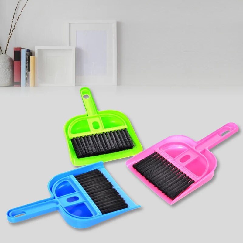 Broom Dollhouse Miniature Broom Tiny Table Broom Small Hand Broom Small Dustpan Bird Cage Brush Cleaner