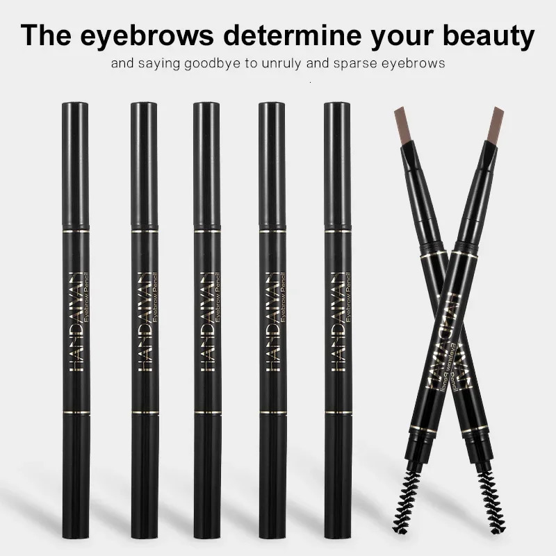 Double-Ended 5 Colors Eyebrow Pencil Natural Non- Waterproof Long-Lasting Filling And Outlining Eyebrow 250222