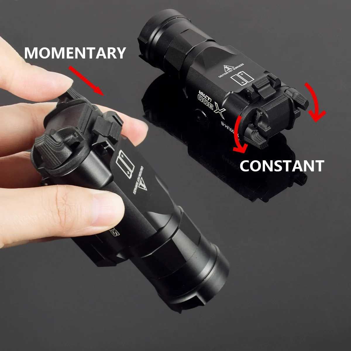 1000 Lumens Dual Output Tactical XH15 XH35 X300UH-B Weapon Gun Light X300 Ultra Airsoft Pistol Scout light Strobe FlashlightXJ250303