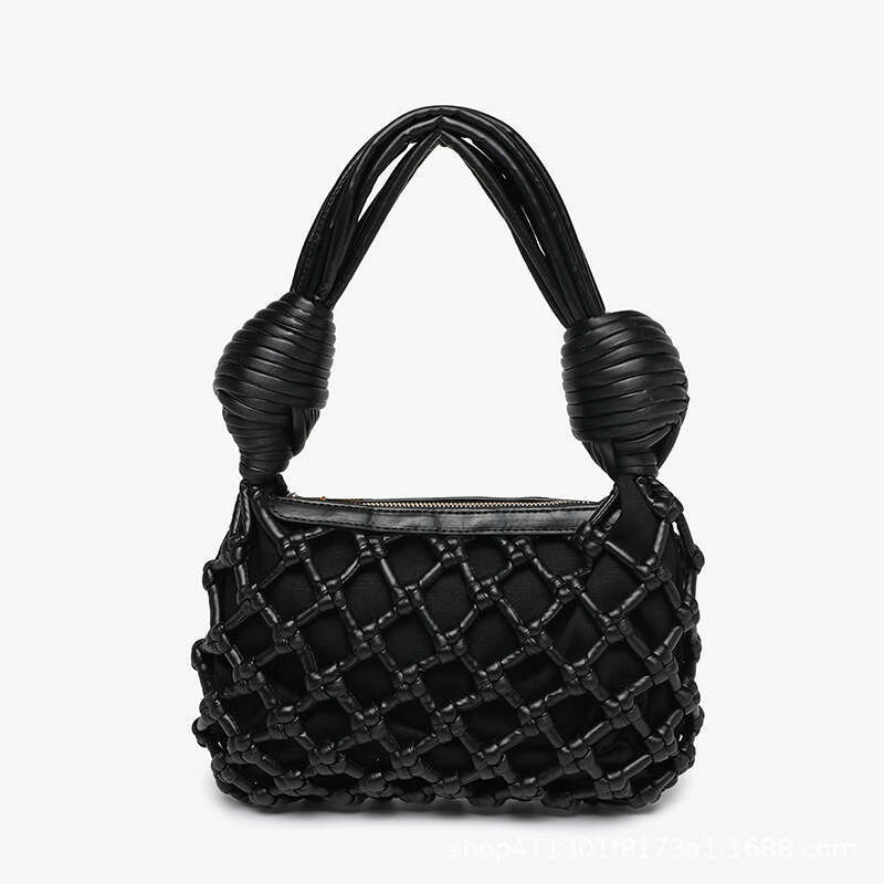 Handmade Woven For Women's New Autumn Korean High-End Small Ins Versatile Casual Large Capacity Crossbody Bag