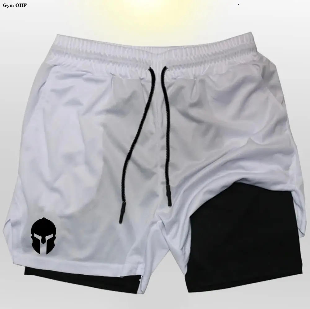 Spartan Compression Shorts 2in1 Mens Casual Beach Gym Fitness Jogging Sports Breathable Quick Dry Elastic Swim 250224
