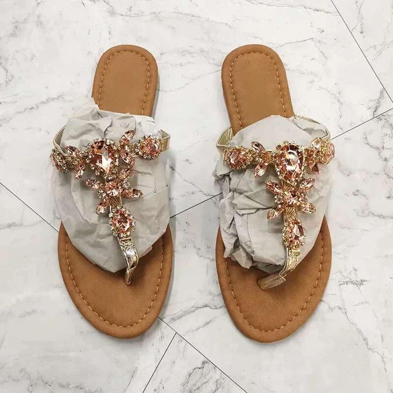 New Sandals 2025 Women Gladiator Summer Dia Buckle Fashion Female Sandal Roman Rhies Flat Woman's Casual Shoes