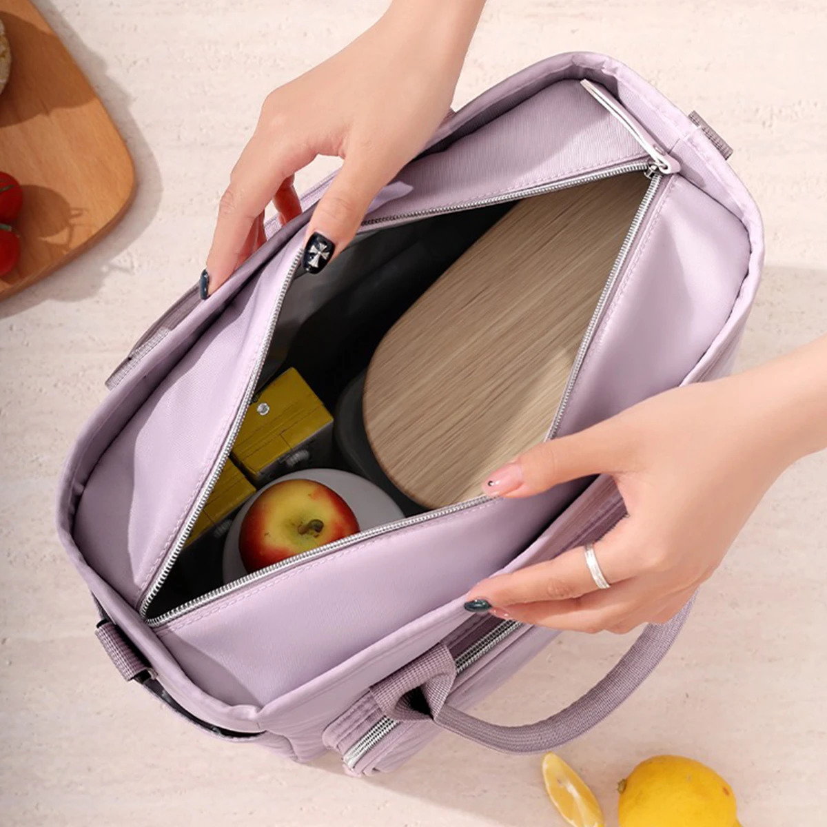YANZAI Soft Cooler Bag Insulated Foldable Lunch Cooler Bag Used for Work Camping Beach Travel Portable Soft Side Waterproof 250228