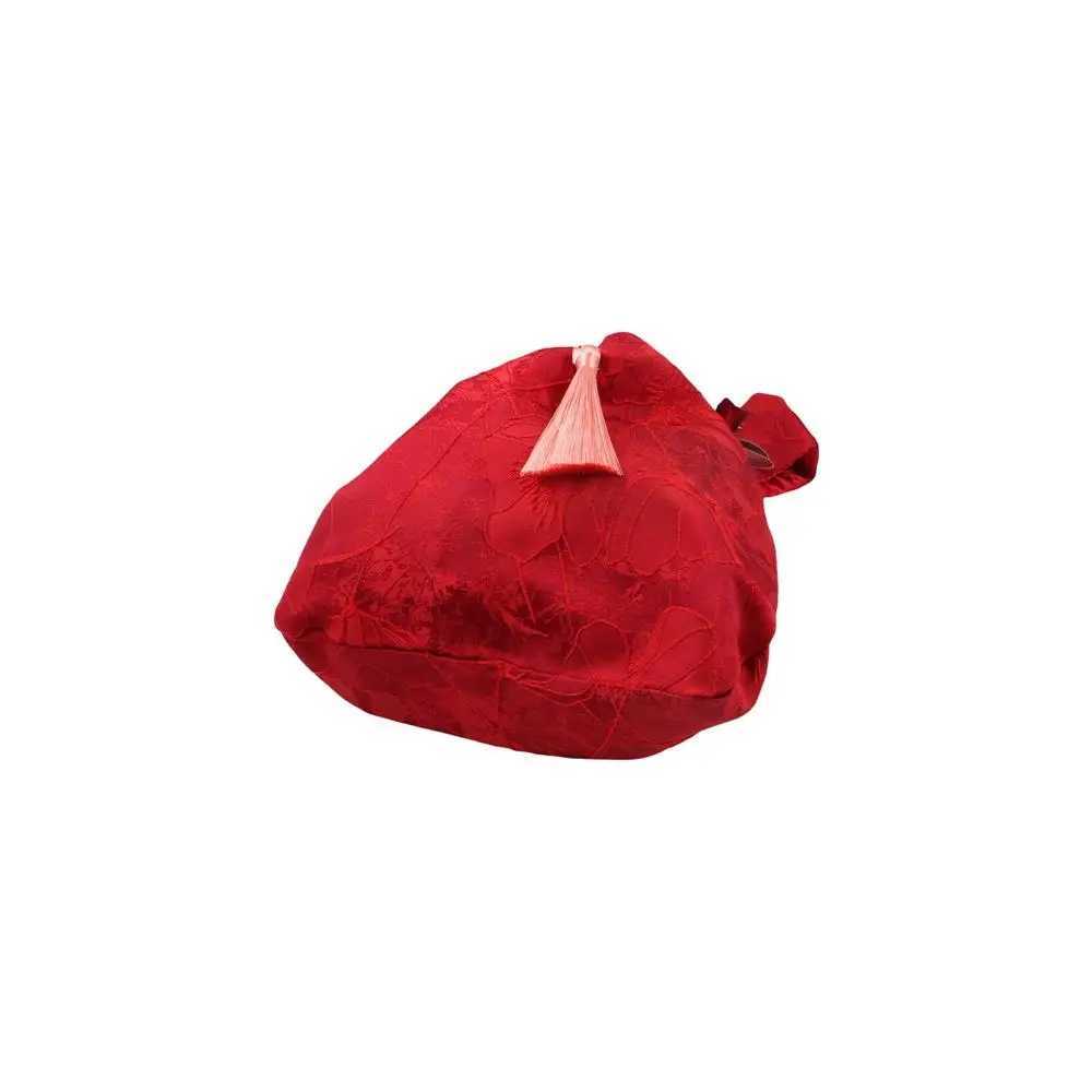 Cheongsam Accessories Tassel Knot Wrist Bag Flower Pendant Red Embroidery Handbag Wedding Candy Bag Small Item Pouch Z250303