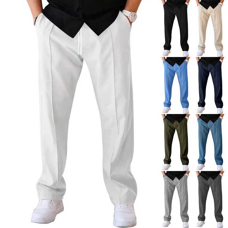 Mens sports pants soft and comfortable loose and wide legs Trouser sports runners straight leg pants loose pocketsXJ250303