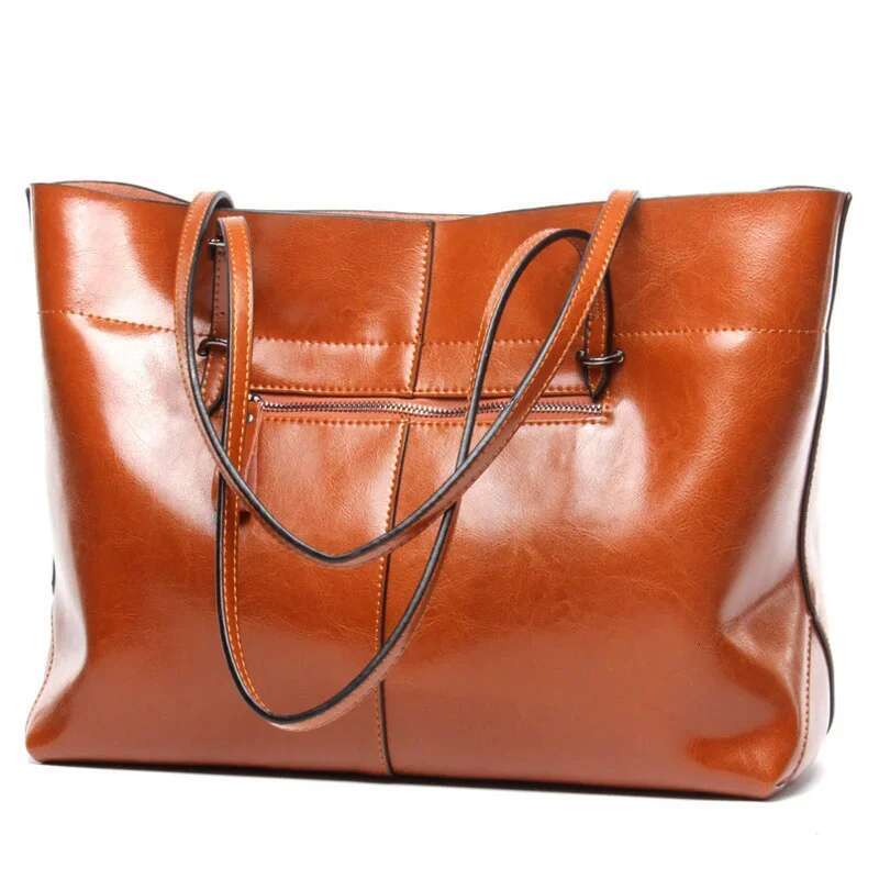 Ladies Tote Large Capacity Bags For PU Leather Women Famous Brands Designer Shoulder Bag