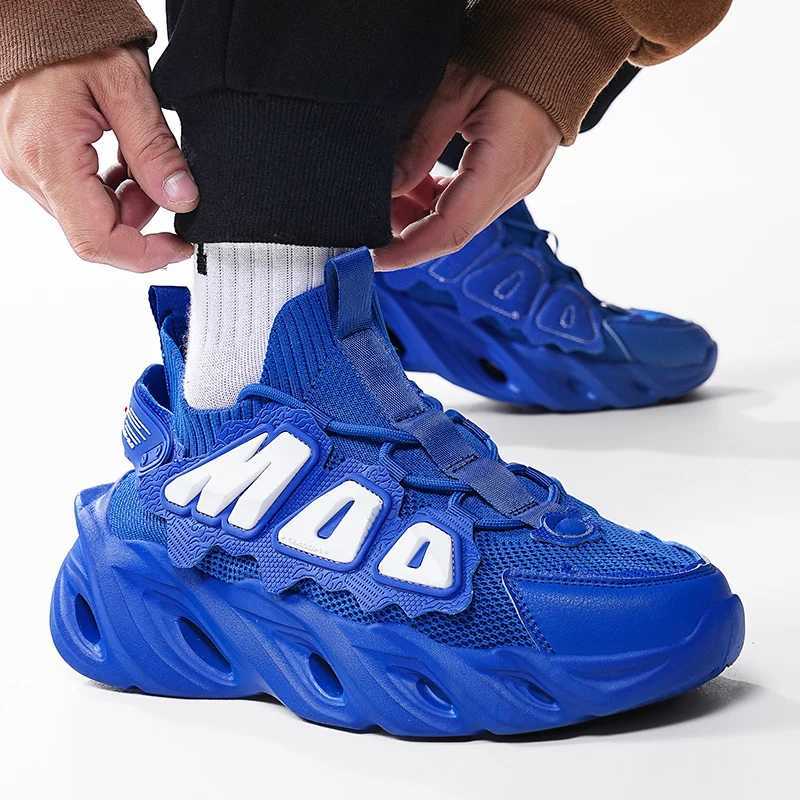 Cfy Slip-on Sneakers Fashion Blade Sport Jogging Shoes Unisex Mesh Breathable Leisure Running Shoes Designer High Street Style Z250304