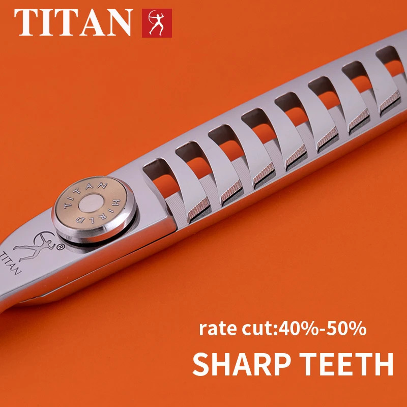 Titan Professional Barber Thin Hair Cutting Tool Project Barber 6-inch VG10 Steel CNC 250304