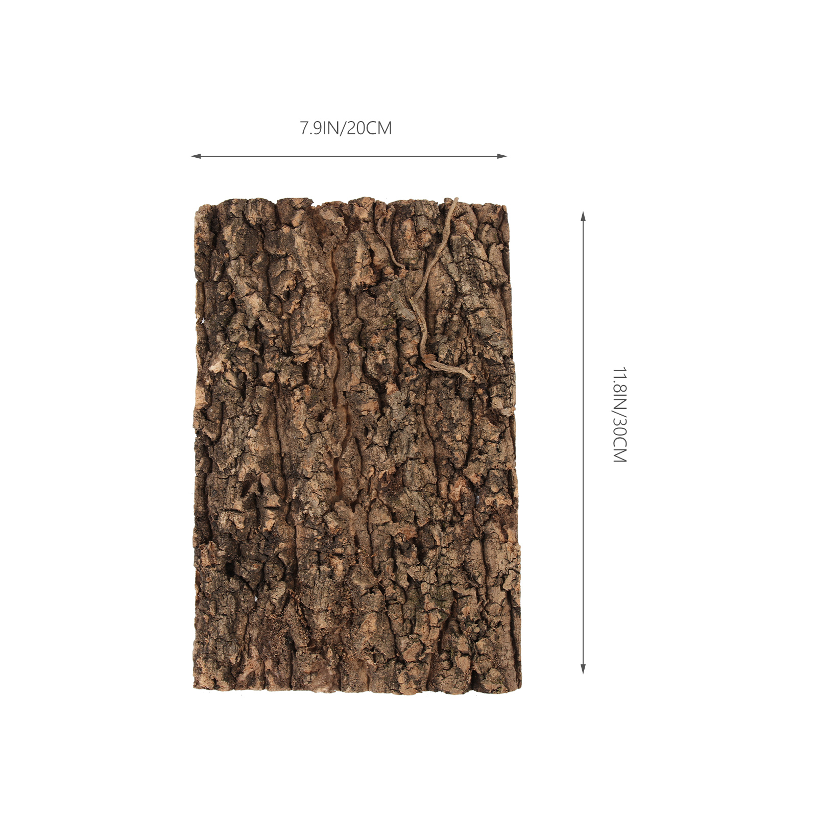 2 Pcs Reptile Bark Fogger Reptisoil Decor Animal Sea ​​turtle Cork for Reptiles Climb Platforms Tree Snake Climbing