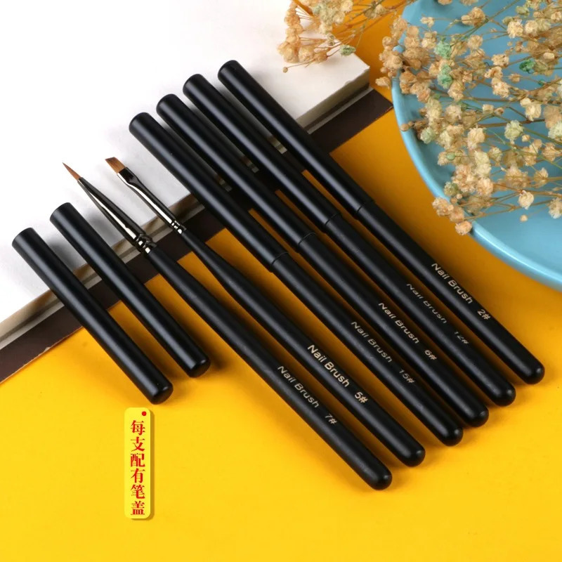 16Pcs Professional Nail Brush For Manicure Gel Brushes For Nail Art Acrylic Liquid Powder Carving Pen Gradient Tool Manicure 250304