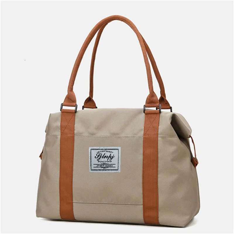 Women Travel Bag Fashion Large Capacity Cabin Tote Handbag Oxford Cloth Waterproof Shoulder Bags Female Weekend Overnight Bag 250303