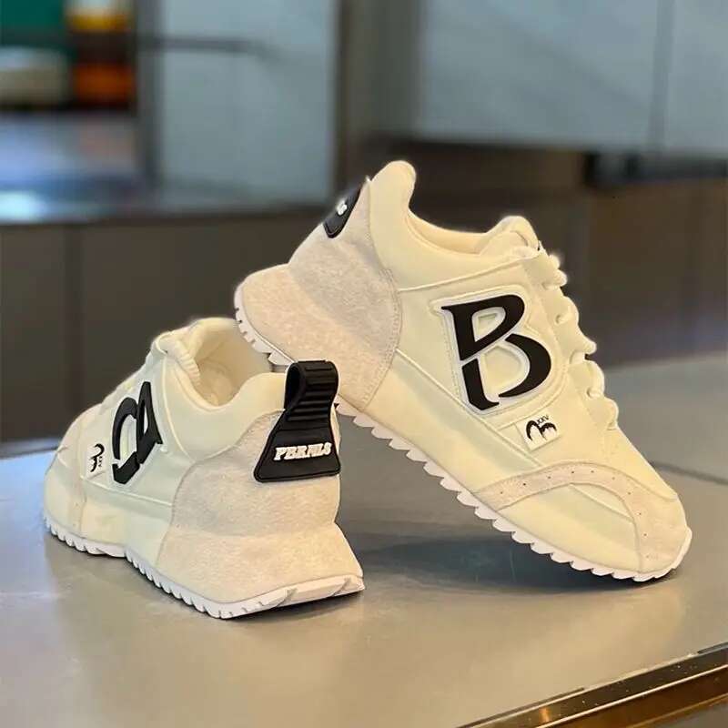 2025 New Leather Toe Bottom Fashion Sports Casual Low Top Thickened Comfortable Campus Torre Shoes Internet Celebrity