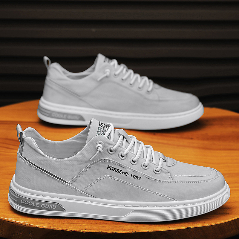Spring 2025 Men's Designer Board Shoes Breathable New High Quality Thin Anti Odor Sports And Leisure Canvas One Step Tablet Work Versatile Fashio