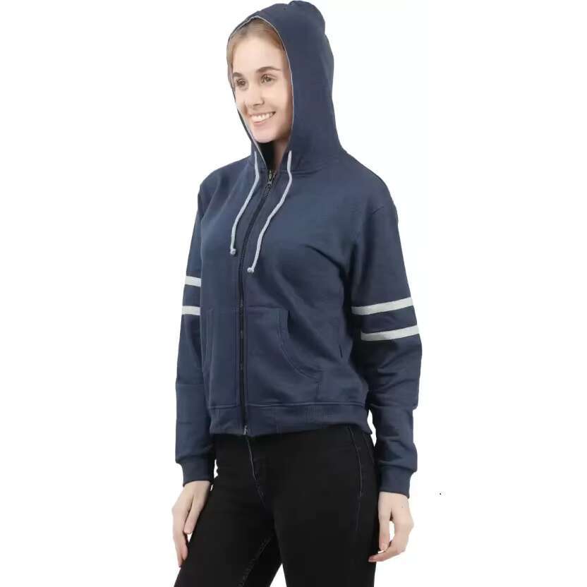 Export Quality Women's & Sweatshirts Customized Design Plus Size Knitted Hooded Cotton Hoodies For Women From Bangladesh