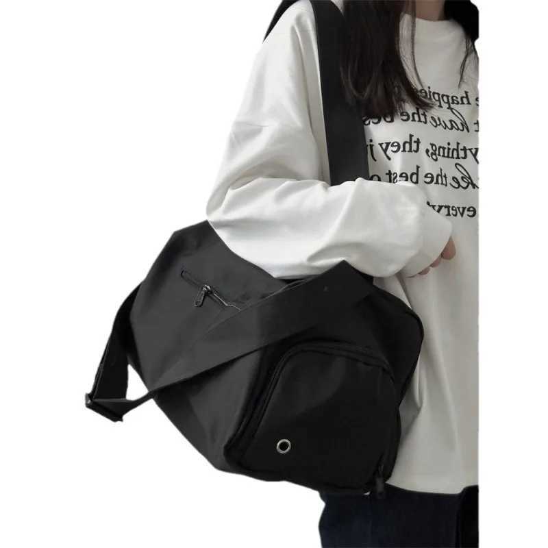 Large Crossbody Travel s for Women 2024 Canvas Shoulder Messenger Bag Sports Yoga Satchels Fashion Woman Handbag Y250304