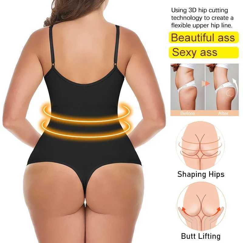 Plus Size Bodysuit Plump Woman Tummy Control Shapewear Bottoming Shirt Oversized Ladies Tight Jumpsuit for Obese FesXJ250304