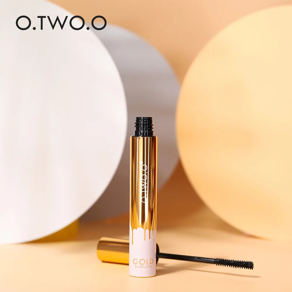 3D Mascara Lengthening Black Lash Eyelash Extension Eye Lashes Brush Beauty Makeup Long-wearing Gold Color Mascara 250303