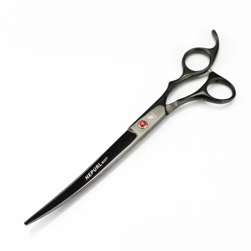8 Inch Pet Scissors KitStraight Cut Thinning Scissors and Curved Scissor Fish Bone Shears Dog Grooming Scissors Set 250304
